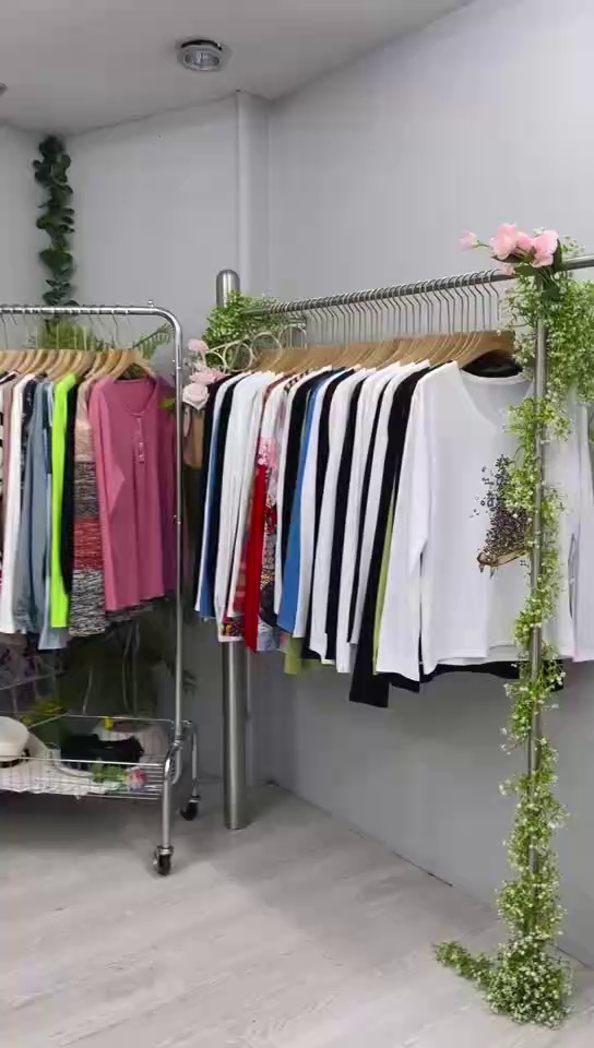 Clearance Bulk 1760 Pcs Foreign Trade Long Sleeve T-Shirts, Sizes S to 5XL With Individual Packing - Image 1