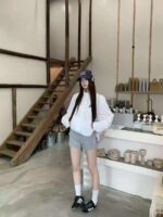 Bulk Clearance 2100pcs Summer Young Women's Casual Loose Shorts Chinese Clothing Stock Wholesale Export - Image 8