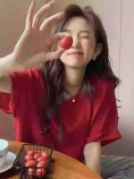 2500 Pcs Candy Color Twill Solid Oversized Unisex T-Shirts Bulk Chinese Clothing Stock Lots - Image 8