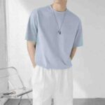 2500 Pcs Candy Color Twill Solid Oversized Unisex T-Shirts Bulk Chinese Clothing Stock Lots - Image 6