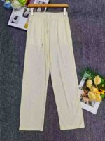 Clearance Bulk Stock: 274 Pcs High Quality Ice Silk Wide Leg Summer Casual Pants Sizes S-3XL Wholesale - Image 4