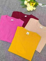 Clearance Bulk Lot 5400PCS 180g Loose Pure Cotton Unisex Blank Plain T-Shirts Size M-5XL Wholesale - Image 2
