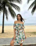 Clearance Sale: 164PCS Floral Vacation Off-shoulder Dresses S-XL | Chinese Clothing Stock Wholesale Export - Image 6