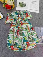 Clearance Sale: 164PCS Floral Vacation Off-shoulder Dresses S-XL | Chinese Clothing Stock Wholesale Export - Image 4