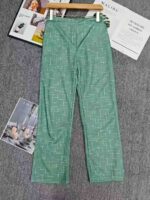 Clearance Wholesale 161pcs New Chinese Style Frog Button Jade Green Women's 2-Piece Sets Sizes M-XL-3XL - Image 4