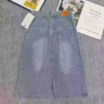 Clearance Sale Women's Jacquard Denim Skirt Bulk Chinese Clothing Stock Lots Wholesale Export - Image 3