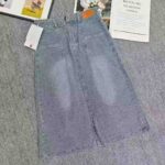 Clearance Sale Women's Jacquard Denim Skirt Bulk Chinese Clothing Stock Lots Wholesale Export - Image 2