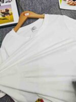 Clearance Sale: 530 Pcs Premium Niche Unique Design Floral Hem Plus Size Solid Short Sleeve T-Shirts Bulk Wholesale - Image 2