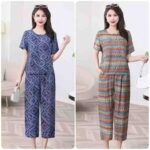 Clearance Sale: 1350 Sets Summer Middle-Aged Mom Outfits S-3XL Bulk Wholesale Chinese Clothing Stock Lots - Image 8