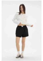 368 Pcs Bulk Lot Vintage Black Relaxed Casual Shorts One Size Chinese Clothing Stock Wholesale - Image 8