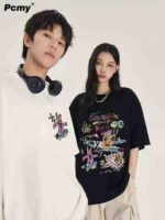 Clearance Bulk Wholesale 6294 Pcs Unisex Trendy Printed Loose Short Sleeve T-Shirts Chinese Clothing Stock Lots - Image 6