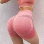 Clearance Bulk Wholesale High Waist Quick Dry Hip-Lifting Fitness Yoga Shorts - Image 7