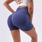 Clearance Bulk Wholesale High Waist Quick Dry Hip-Lifting Fitness Yoga Shorts - Image 6
