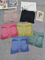 Clearance Bulk Wholesale High Waist Quick Dry Hip-Lifting Fitness Yoga Shorts - Image 3