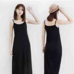 Clearance Bulk 1800 Pcs Plus Size Stretchy Camisole Dress With Fixed Built-in Chest Pad Chinese Clothing Stock Wholesale - Image 8