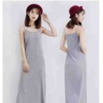 Clearance Bulk 1800 Pcs Plus Size Stretchy Camisole Dress With Fixed Built-in Chest Pad Chinese Clothing Stock Wholesale - Image 7