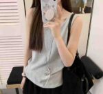 Clearance Sale Summer Loose Tank Tops With Built-in Fixed Padded Bra For Young Women, Sizes S-3XL Chinese Clothing Stock - Image 7