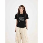 Clearance Sale 2025 New High Quality Heavy Weight 100% Cotton Sexy Women T-shirts Chinese Clothing Stock Wholesale Export - Image 9