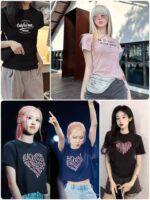 Clearance Sale 2025 New High Quality Heavy Weight 100% Cotton Sexy Women T-shirts Chinese Clothing Stock Wholesale Export - Image 5