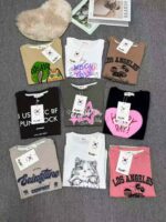 Clearance Sale 2025 New High Quality Heavy Weight 100% Cotton Sexy Women T-shirts Chinese Clothing Stock Wholesale Export - Image 4