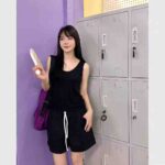 Clearance Bulk Black Casual Versatile Women Shorts | Chinese Clothing Stock Wholesale Export - Image 9