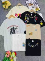 3500 Pcs Bulk Clearance American Trendy Unisex 100% Cotton Oversized Heavyweight Short Sleeve T-Shirts - Image 2