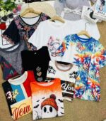 Bulk Clearance Short Sleeve T-Shirts 1669 Pcs Full Sizes With Individual Packing For Wholesale Export - Image 2