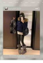 Clearance Bulk Stock 190pcs Autumn Winter Fleece Lined Bare Leg Tights For Women - Image 5