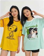 Clearance Sale 353PCS Women's Summer Striped 200GSM Cotton Short Sleeve T-Shirts Bulk Wholesale Chinese Clothing Stock Lots - Image 7