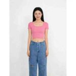 Clearance Sale: 291 Pcs Vintage Girly Washed Relaxed Straight Slimming Denim Jeans Sizes M-2XL Bulk Wholesale - Image 5