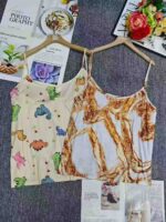 Clearance Wholesale Bulk Lot 40 Pcs Loose Plus Size Printed Cami Tank Tops - Image 4