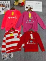 Clearance Bulk Stock 1165 Pcs Cute Trendy Kids Cotton Crewneck Sweatshirts Wholesale Export - Image 5