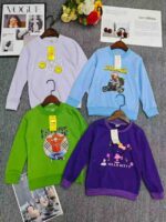 Clearance Bulk Stock 1165 Pcs Cute Trendy Kids Cotton Crewneck Sweatshirts Wholesale Export - Image 3