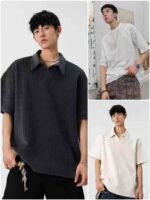 Bulk 475 Pcs Trendy Mens Casual Short Sleeve Tops - Chinese Clothing Stock Lots Wholesale - Image 5