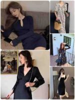 Super Low Price Clearance Around 1700pcs French Style Elegant Sexy Lace Women's Dresses Bulk Wholesale Export - Image 9