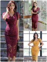 Super Low Price Clearance Around 1700pcs French Style Elegant Sexy Lace Women's Dresses Bulk Wholesale Export - Image 6
