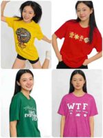 Clearance 1260pcs Summer Cartoon Colorful Loose Imitated Cotton Short Sleeve T-Shirts S-3XL Bulk Wholesale Chinese Clothing Stock Lots - Image 9