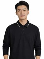 Clearance Sale: 231 Pcs Men's Smart Casual Long Sleeve Polo Tops S-2XL Chinese Clothing Stock Lots Wholesale Export - Image 9
