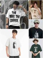 Clearance Bulk Stock 2700 Pcs Unisex Trendy 100% Cotton Oversized T-Shirts S-2XL For Wholesale Export - Image 6