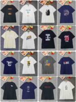 Clearance Bulk Stock 2700 Pcs Unisex Trendy 100% Cotton Oversized T-Shirts S-2XL For Wholesale Export - Image 2