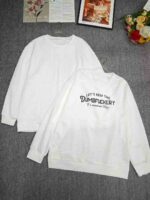 Clearance Bulk 380 Pcs Loose Plus Size Waffle Knit Crew Neck Long Sleeve Sweatshirts Chinese Clothing Stock Lots - Image 3