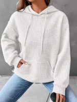 Clearance Sale: 1027pcs Unisex Oversized Waffle Hoodies Sizes M-5XL Bulk Wholesale Chinese Clothing Stock Lots - Image 7