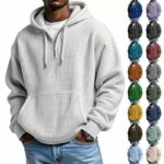 Clearance Sale: 1027pcs Unisex Oversized Waffle Hoodies Sizes M-5XL Bulk Wholesale Chinese Clothing Stock Lots - Image 5