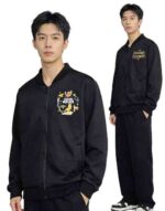 Clearance Bulk Stock: 221 Pcs Unisex Fleece Lined Zip Up Varsity Jackets S-2XL For Wholesale - Image 8