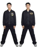 Clearance Bulk Stock: 221 Pcs Unisex Fleece Lined Zip Up Varsity Jackets S-2XL For Wholesale - Image 7