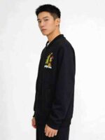 Clearance Bulk Stock: 221 Pcs Unisex Fleece Lined Zip Up Varsity Jackets S-2XL For Wholesale - Image 6