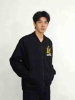 Clearance Bulk Stock: 221 Pcs Unisex Fleece Lined Zip Up Varsity Jackets S-2XL For Wholesale - Image 5
