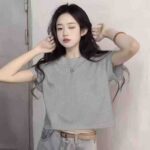 Clearance Korean Chic Gentle Lazy Style Cropped T-Shirts Bulk Wholesale Chinese Clothing Stock Lots - Image 6
