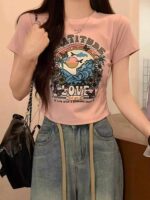 Clearance Sale: Summer Trendy Cropped Cotton Drawstring T-Shirts | Chinese Clothing Stock Lots Wholesale Export - Image 8