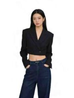 Clearance Sale 166PCS Women's Lazy Casual Fleece Lined Harem Jeans Sizes M-4XL Stock Lot Wholesale - Image 9